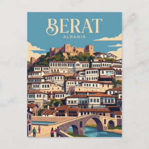 Carte Postale District de Mangalem Albanie