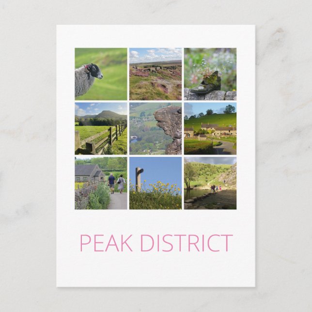 Carte Postale District de Peak (Devant)
