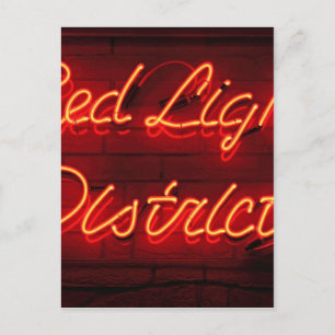 Carte Postale District Red Light