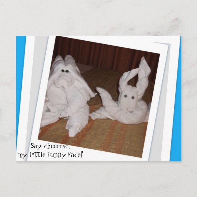 Carte Postale Dites Cheeeseee mon petit visage drôle ! (Devant)