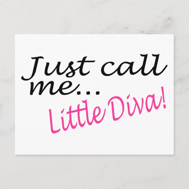 Carte Postale Diva (Devant)