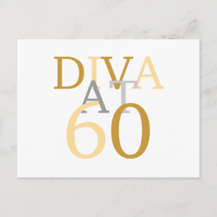 Carte Postale Diva À 60