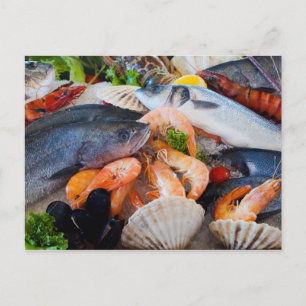 Carte Postale Diverses crustacés