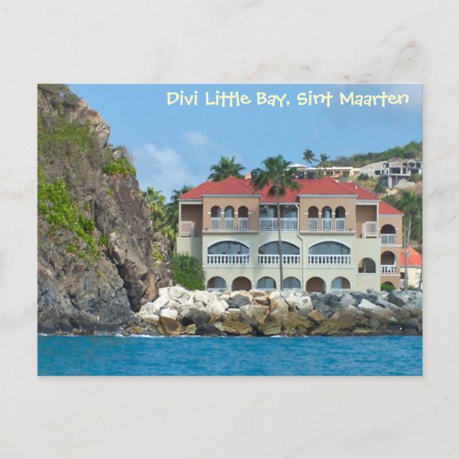 Carte Postale Divi Little Bay SXM Sint Maarten (Devant)