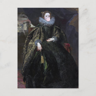 Carte Postale Divina du chewing-gum Marchesa