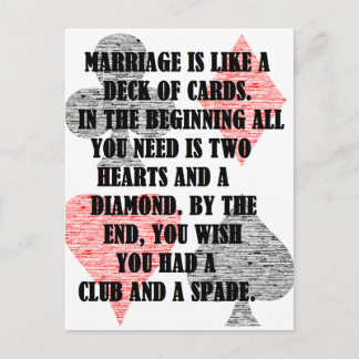 Carte Postale Divorce : Humour