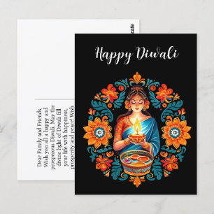 Carte Postale Diwali