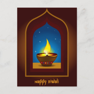 Carte Postale Diwali heureux