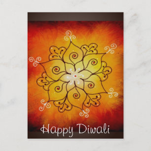 Carte Postale Diwali Rangoli