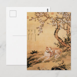 Carte Postale Dix chiens de prix - Loup de Shanxing (lévrier chi