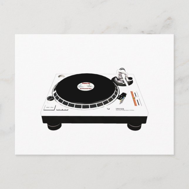 Carte Postale DJ Decks (Devant)