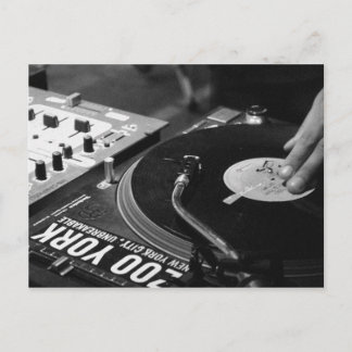 Carte Postale DJ filant vinyle 1