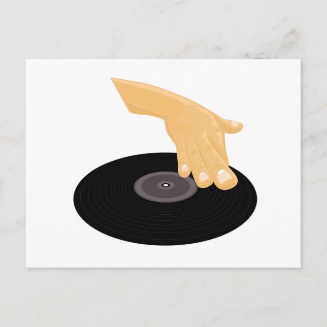 Carte Postale Dj Scratch (Devant)
