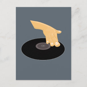 Carte Postale DJ Scratch