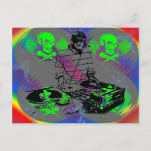 Carte Postale DJ Vinal Spiner