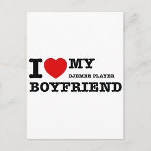 Carte Postale Djembe Player Boyfriend Designs