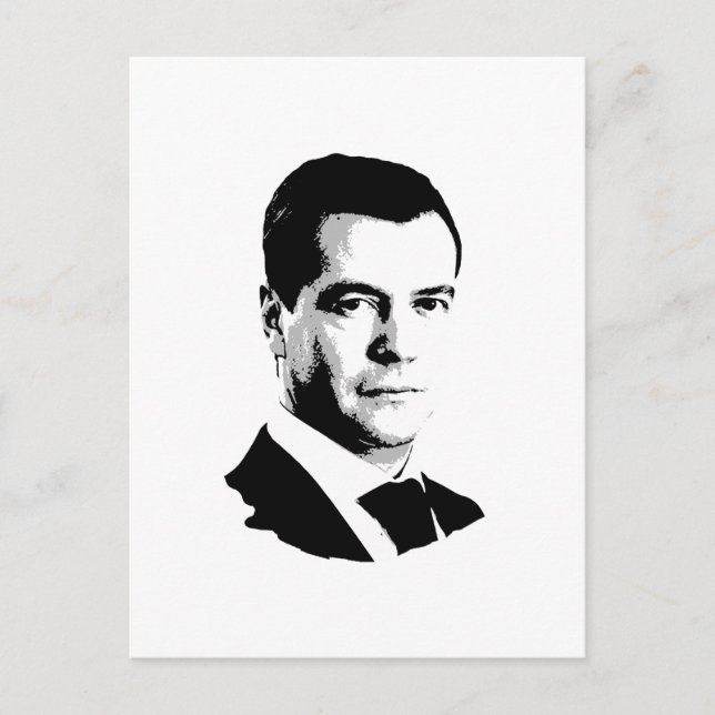 Carte Postale Dmitriy Medvedev (Devant)