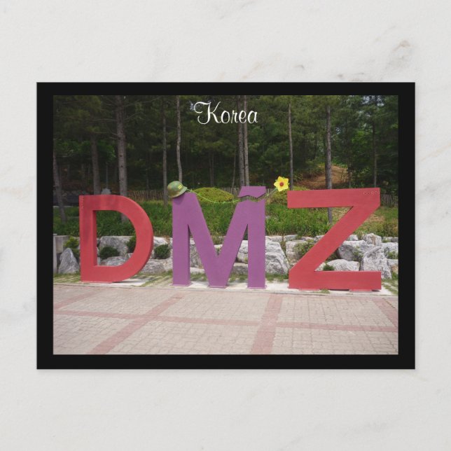Carte Postale dmz coréen (Devant)