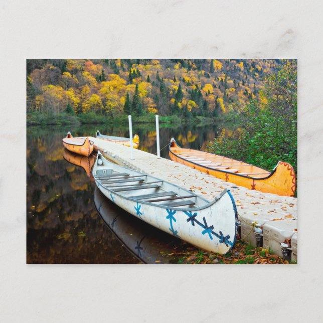 Carte Postale Dock de Rivière Jacques-Cartier | Rabaskas (Devant)