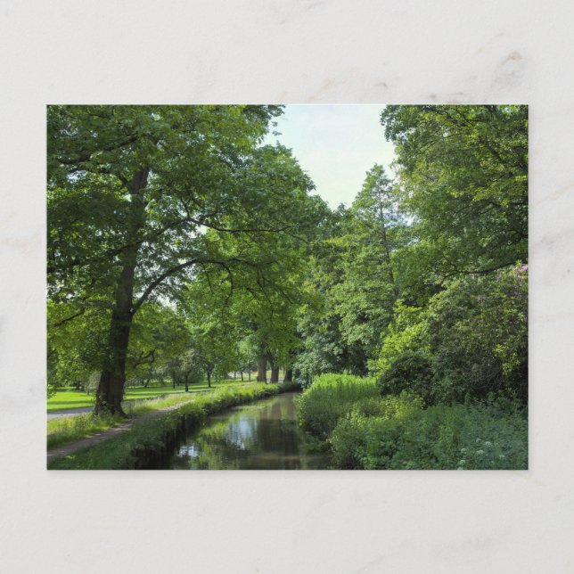Carte Postale Dock Feeder Canal, Bute Park, Cardiff, Pays de Gal (Devant)
