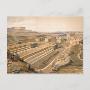 Carte Postale Docks at Sebastopol, plate from 'The Seat of War i