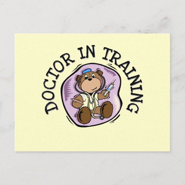 Carte Postale Docteur en formation T-shirts et cadeaux (Devant)