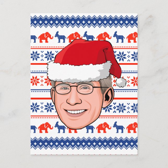 Carte Postale Docteur Fauci Christmas (Devant)