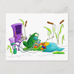 Carte Postale Docteur Frog d'anesthésie