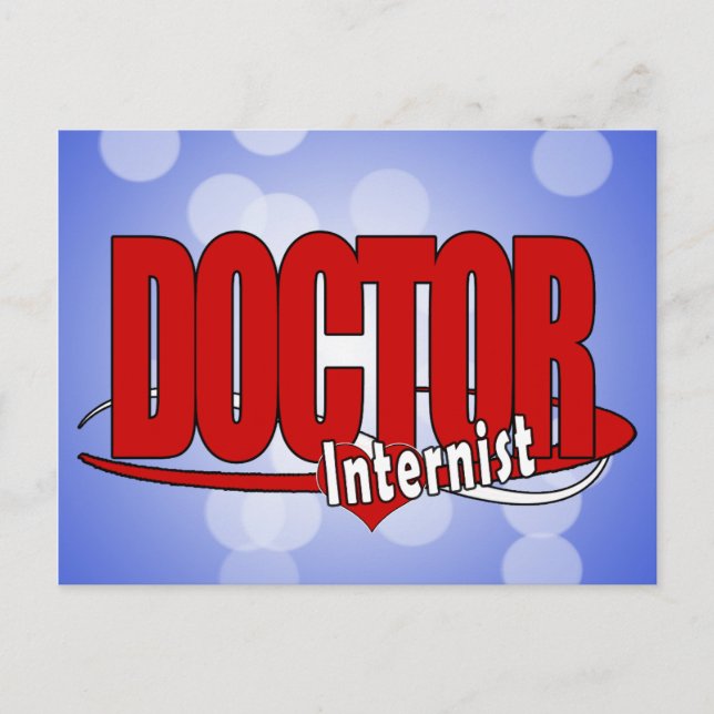 Carte Postale DOCTEUR interniste de LOGO (Devant)