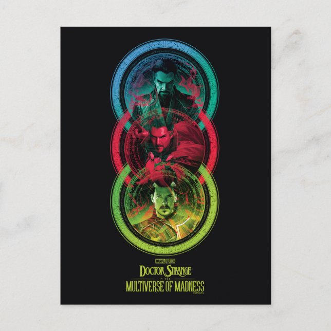 Carte Postale Doctor Strange Alternatives Graphique Vertical (Devant)