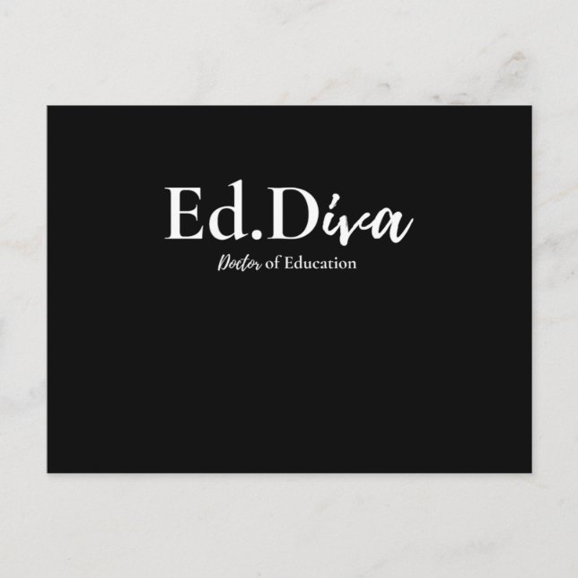 Carte Postale Doctorate (Devant)
