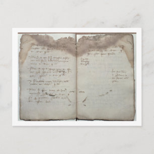 Carte Postale Documents mercantiles, lettre d'acceptation de cha