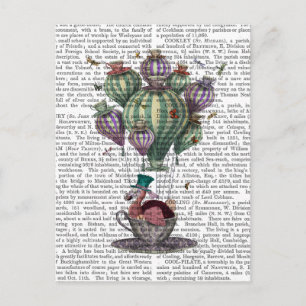 Carte Postale Dodo en Teacup avec libellules