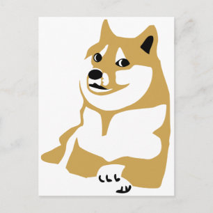 Carte Postale Doge - mème internet