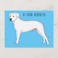 Dogo argentino dessin animé pour chien