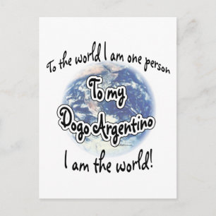 Carte Postale Dogo Argentino World 2