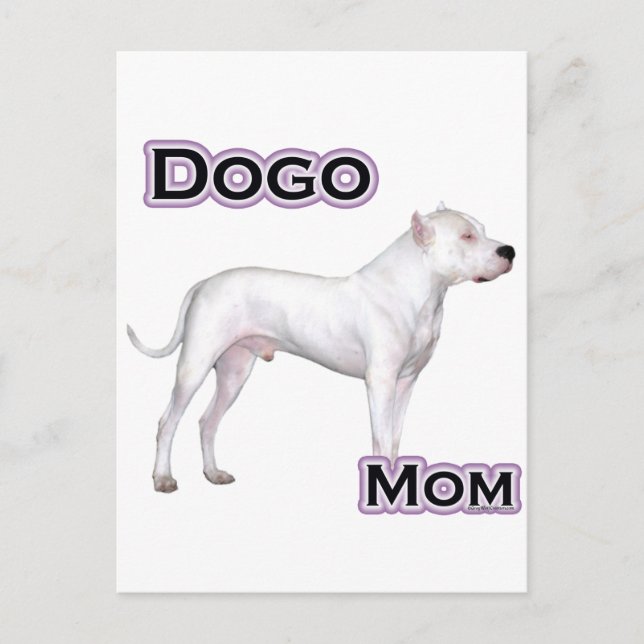 Carte Postale Dogo Maman 4 (Devant)