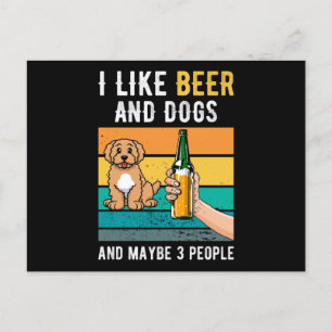 Carte Postale Dogs Papa Cadeau