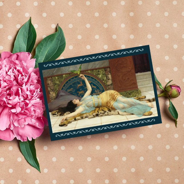 Carte Postale Dolce Far Niente par John Godward (Créateur téléchargé)