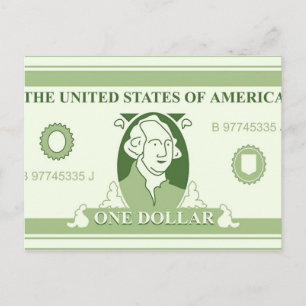 Carte Postale Dollar américain