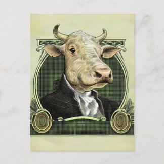 Carte postale Dollar Cow