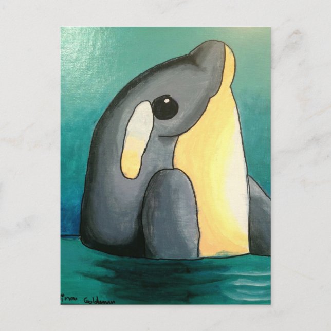 Carte postale Dolphin de Dina (Devant)