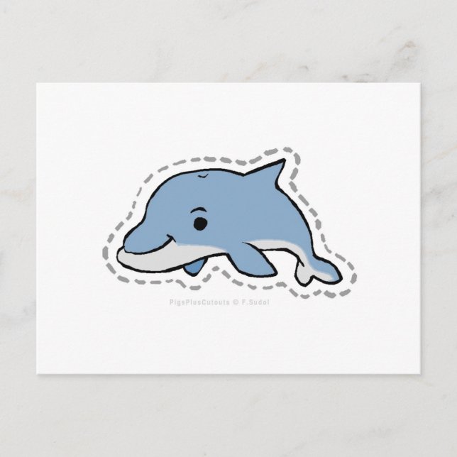 CARTE POSTALE DOLPHINE (Devant)