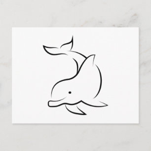 Carte Postale Dolphins Dolphin Mer Animal Océan Eau Idée cadeau