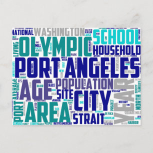 Carte postale d'Olympic Port Angeles Washington