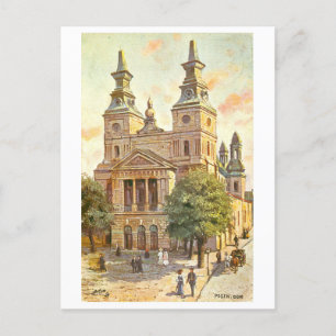 Carte Postale Dom vintage/Cathédrale Posen Allemagne