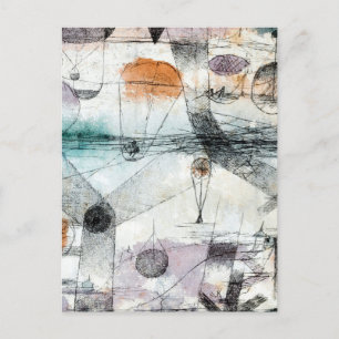 Carte Postale Domaine d'Air Paul Klee Expressionniste Abstrait
