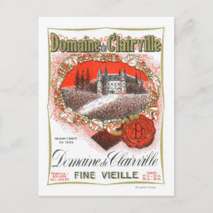 Carte Postale Domaine De Clairville LabelEurope