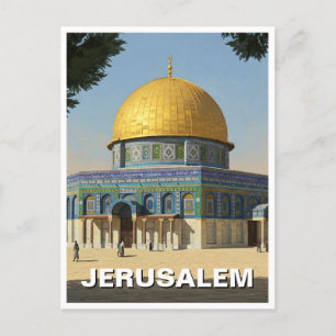 Carte Postale Dôme de Jérusalem du Rock Travel