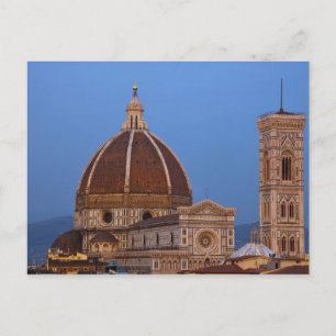 Carte Postale Dôme de la cathédrale Père Noël Maria del Fiore au